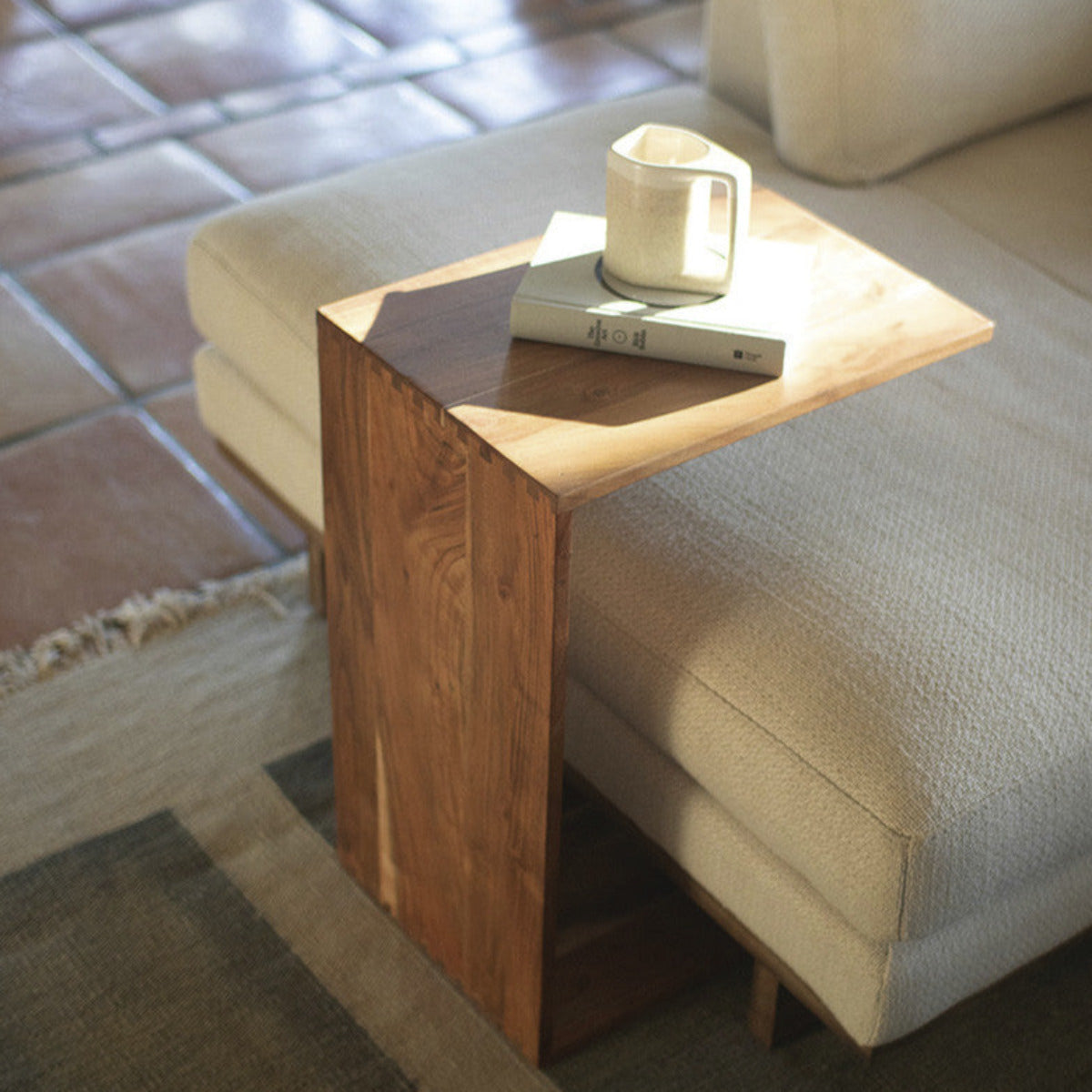 Acacia Slide & Dine Sofa Table