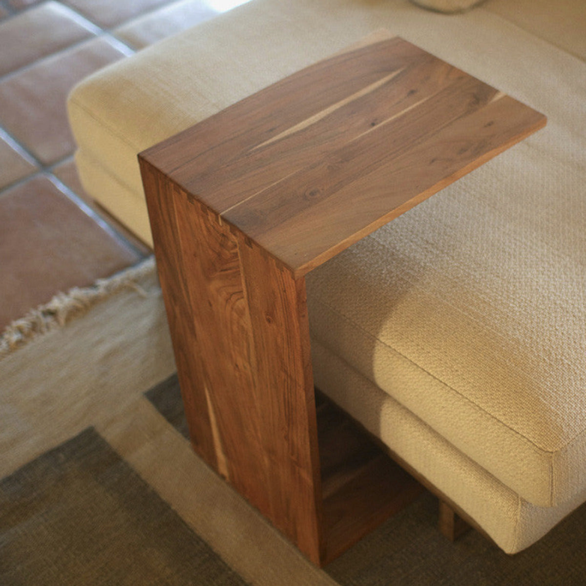 Acacia Slide & Dine Sofa Table - Image 2