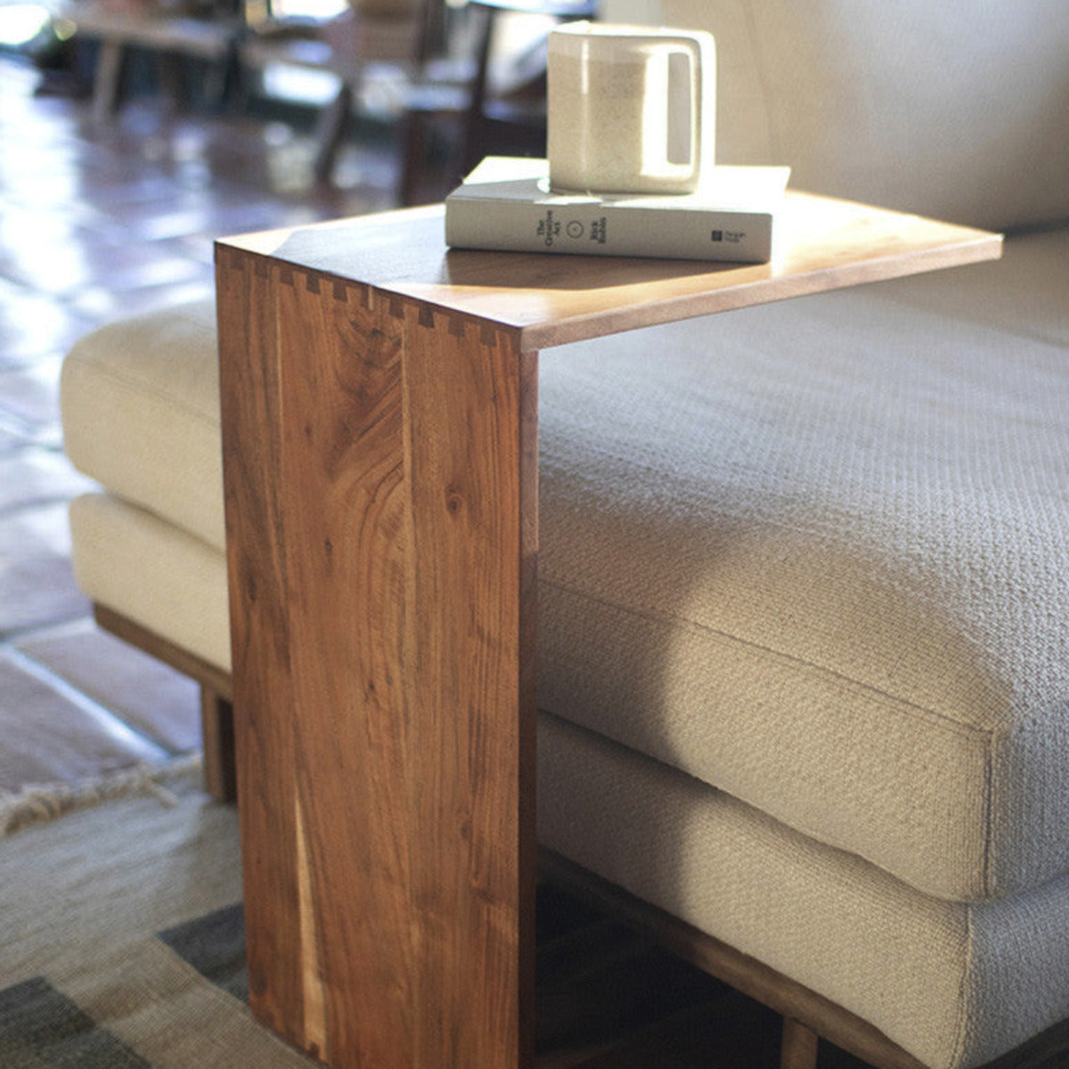 Acacia Slide & Dine Sofa Table - Image 3